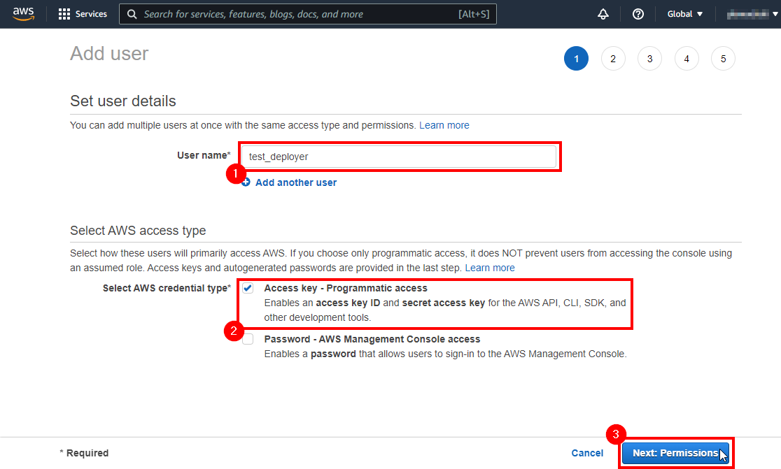 aws first steps