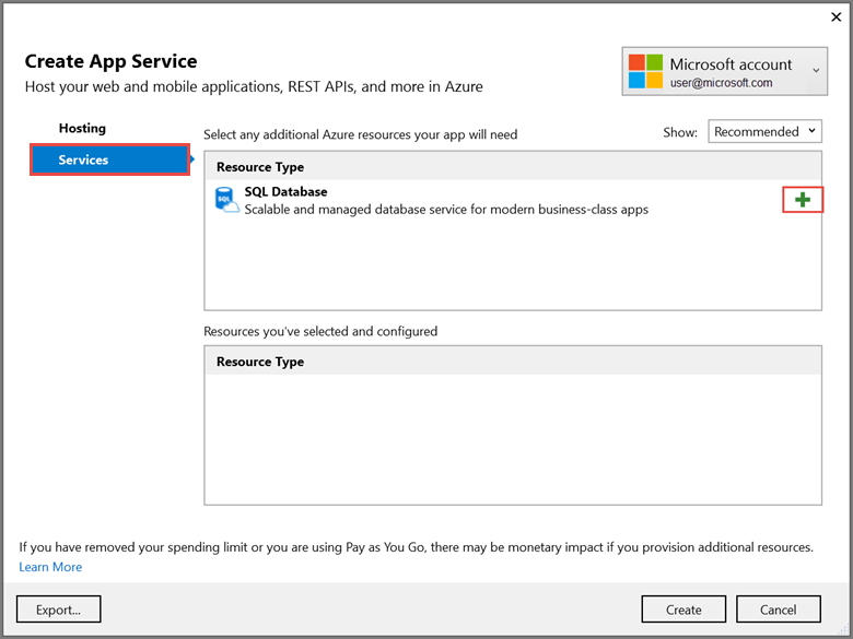 New SQL Database